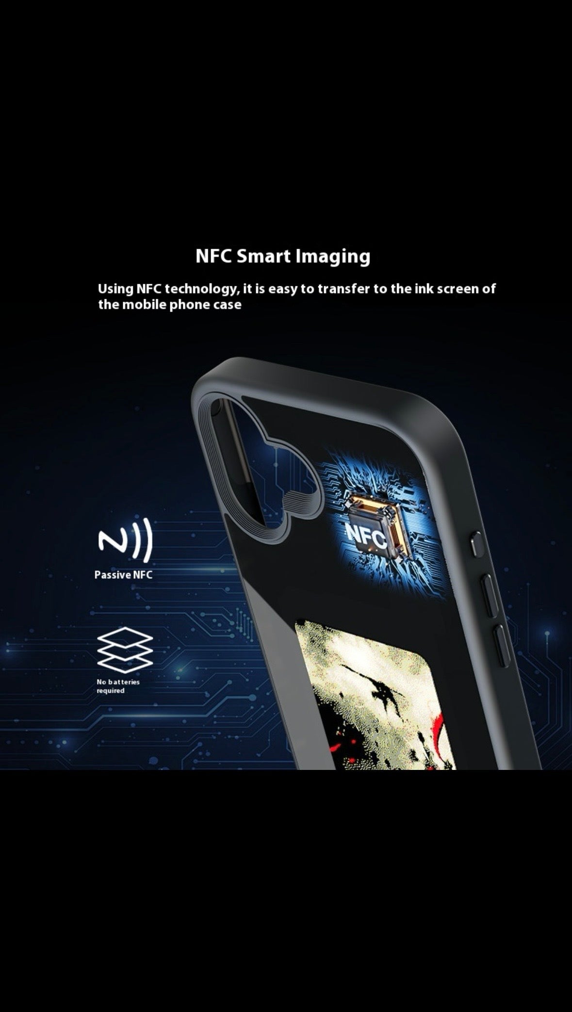 Coque NFC E-Ink Personnalisable — VibeCase